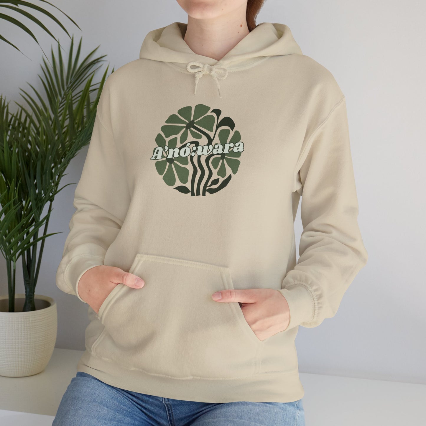 "A'no:wara/Turtle" Unisex Heavy Blend™ Hooded Sweatshirt