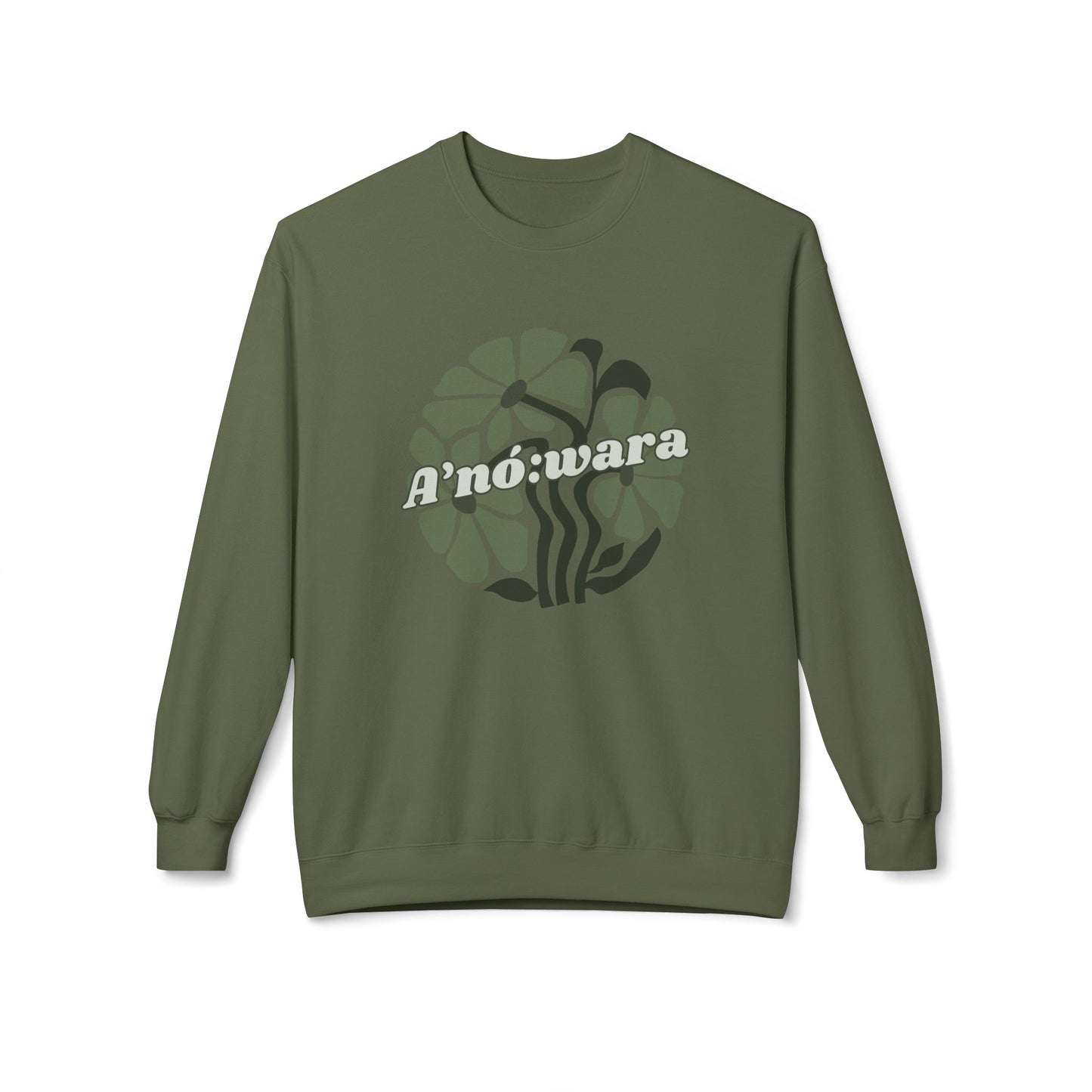 "A'no:wara/Turtle" Clan Unisex Fleece Crewneck Sweatshirt