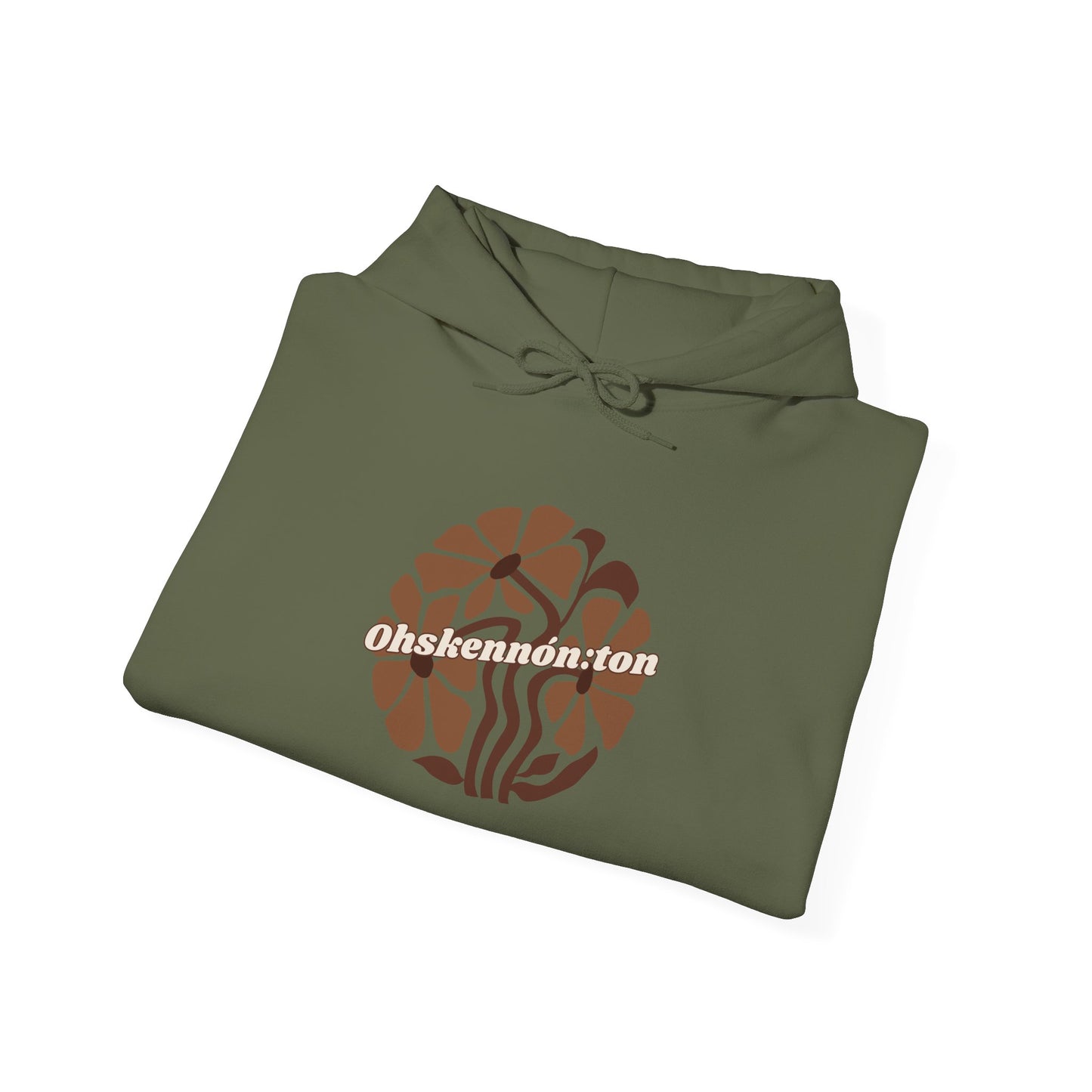 "Ohskennon:ton/Deer" Unisex Heavy Blend™ Hooded Sweatshirt