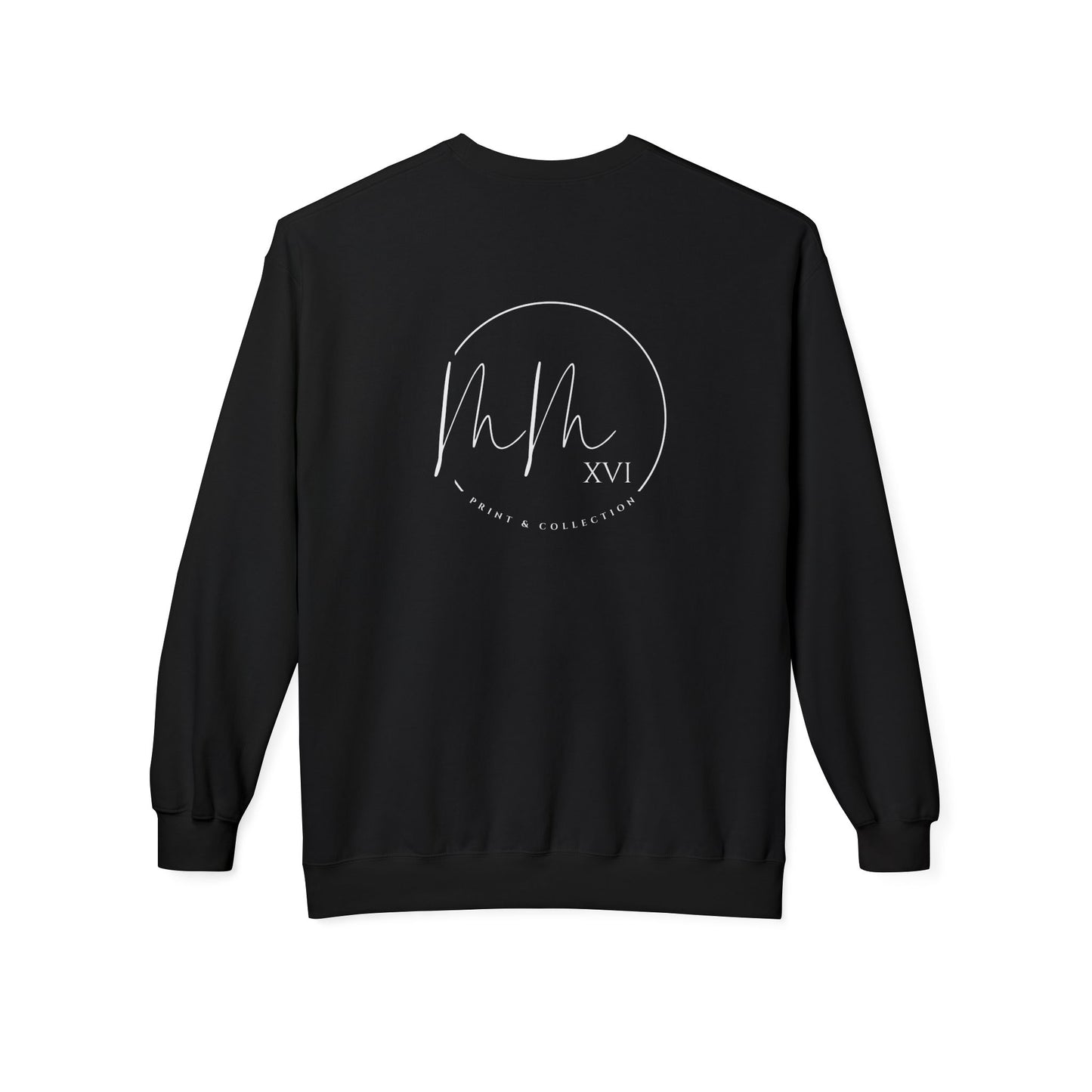 "Okwaho/Wolf" Unisex Fleece Crewneck Sweatshirt