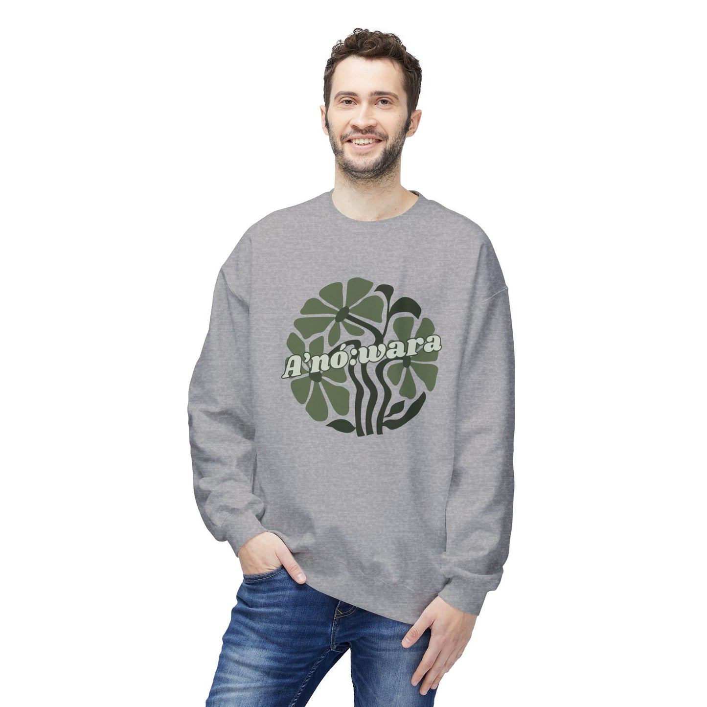 "A'no:wara/Turtle" Clan Unisex Fleece Crewneck Sweatshirt