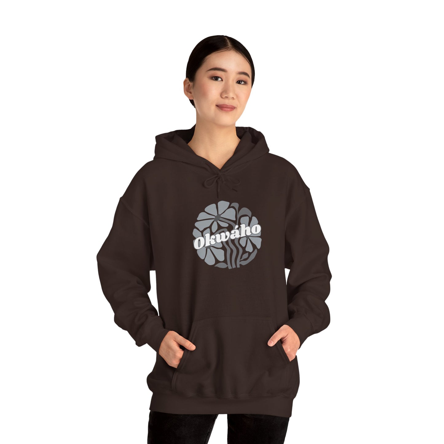 "Okwaho/Wolf" Unisex Heavy Blend™ Hooded Sweatshirt