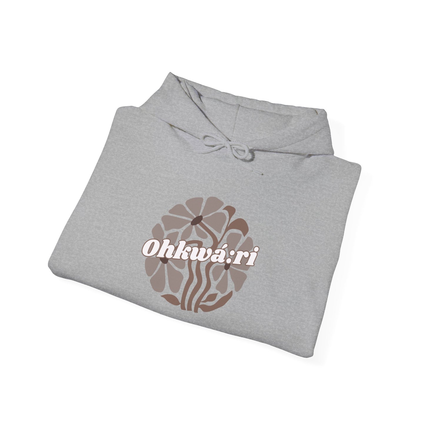 "Ohkwa:ri/Bear" Unisex Heavy Blend™ Hooded Sweatshirt