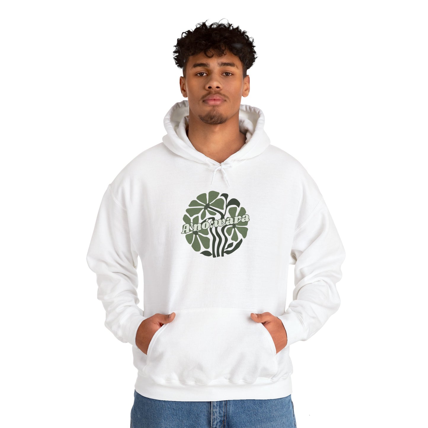 "A'no:wara/Turtle" Unisex Heavy Blend™ Hooded Sweatshirt