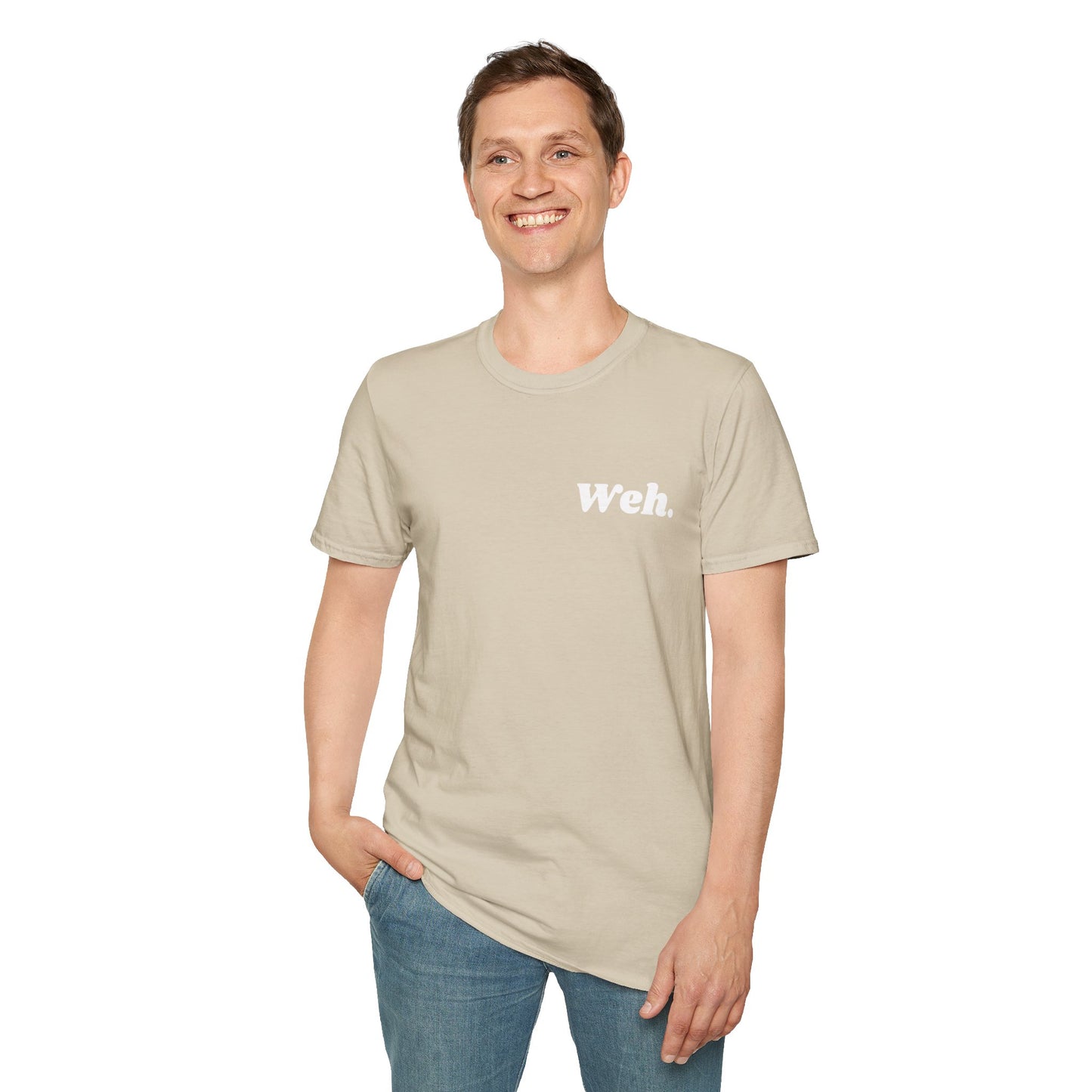 "Weh." Unisex Softstyle T-Shirt