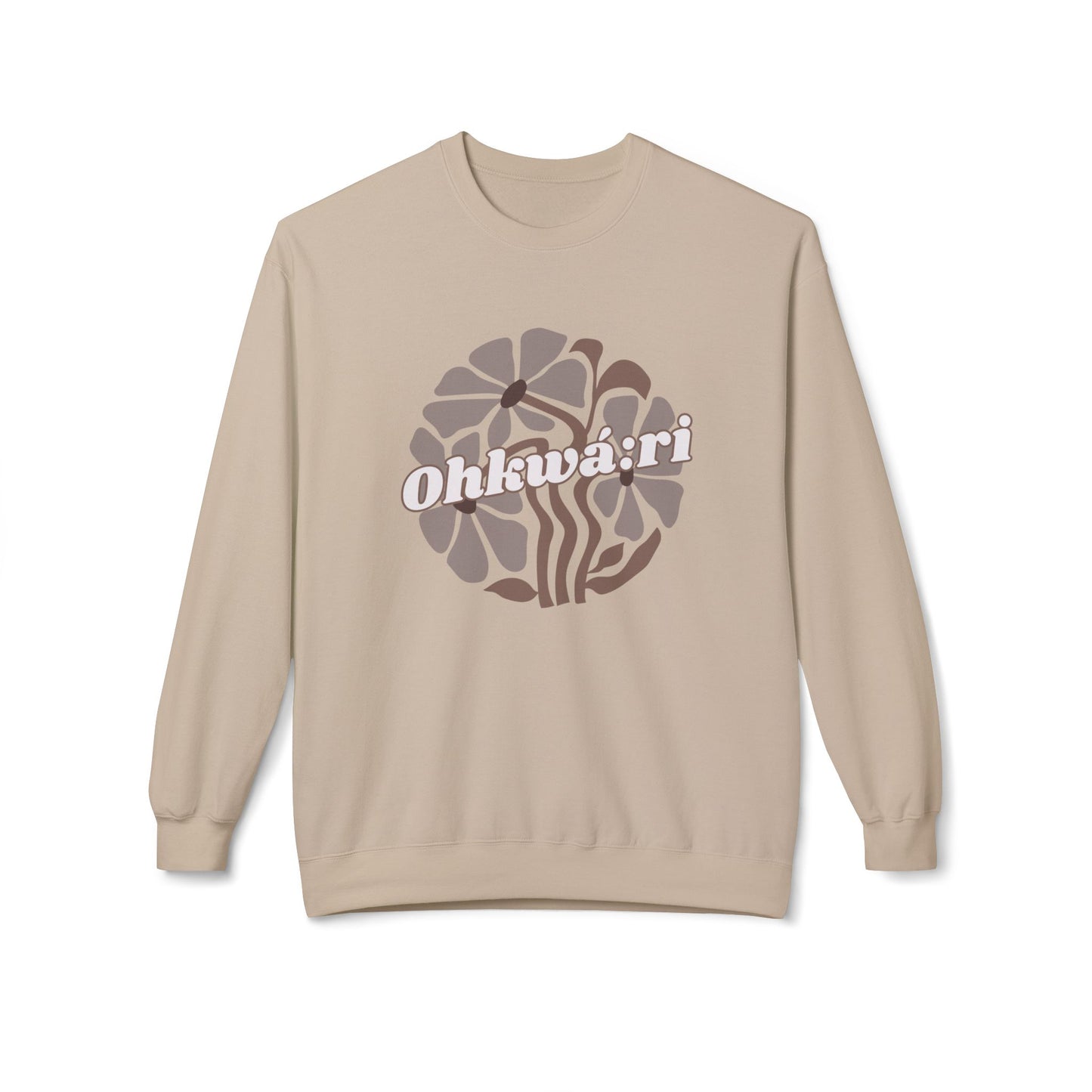 "Ohkwari/Bear" Clan Unisex Fleece Crewneck Sweatshirt