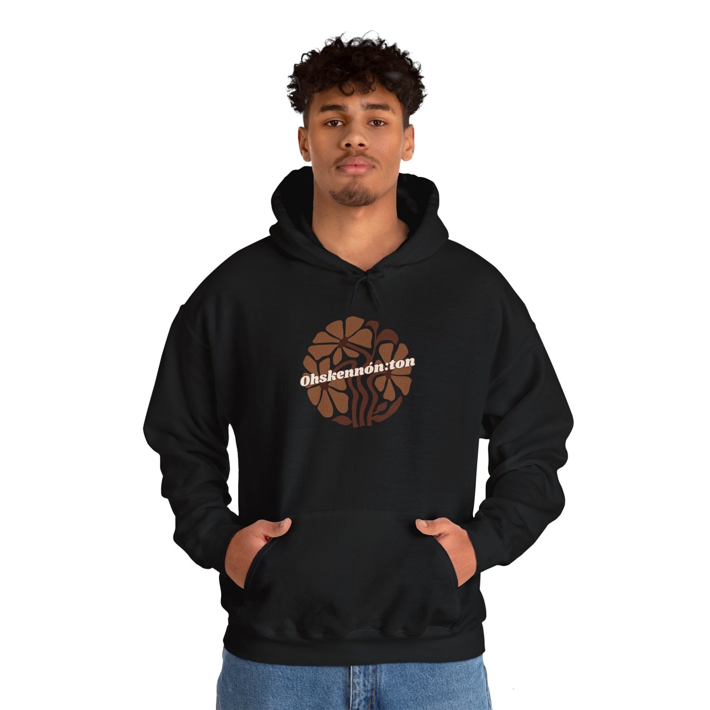 "Ohskennon:ton/Deer" Unisex Heavy Blend™ Hooded Sweatshirt