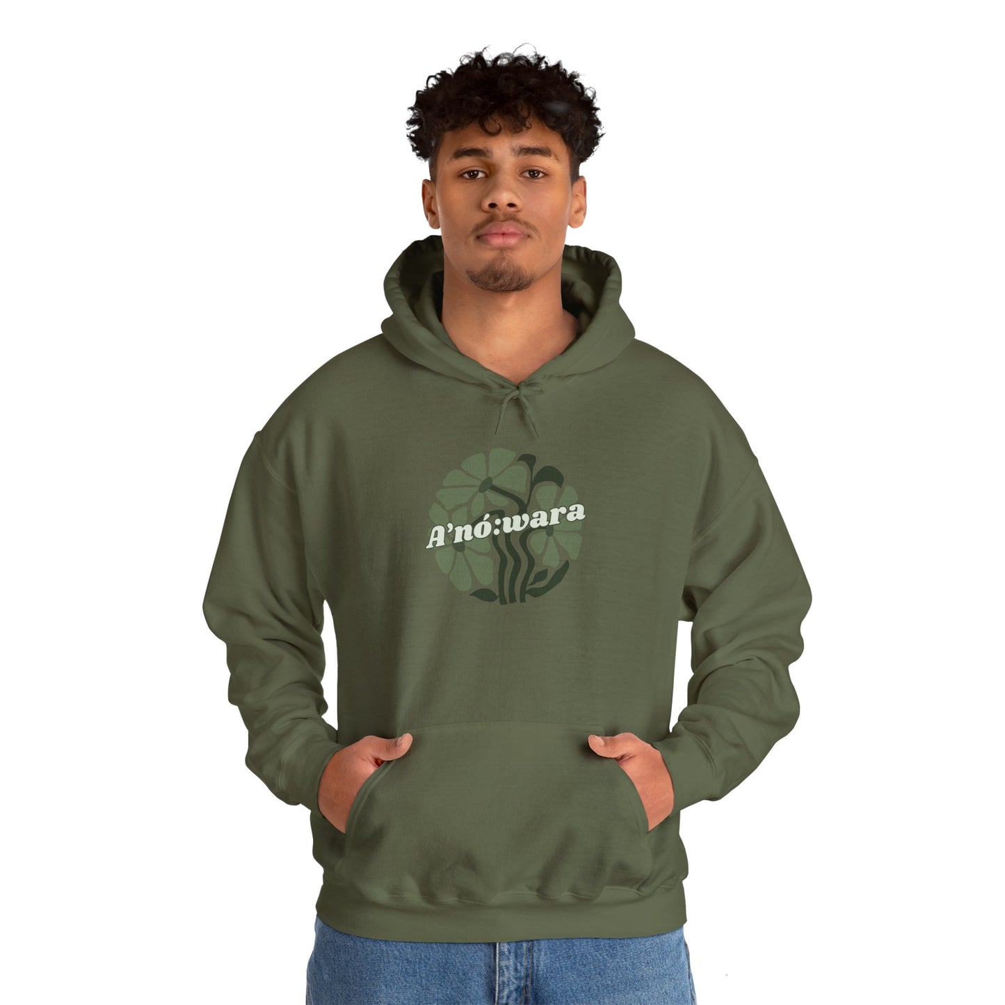 "A'no:wara/Turtle" Unisex Heavy Blend™ Hooded Sweatshirt