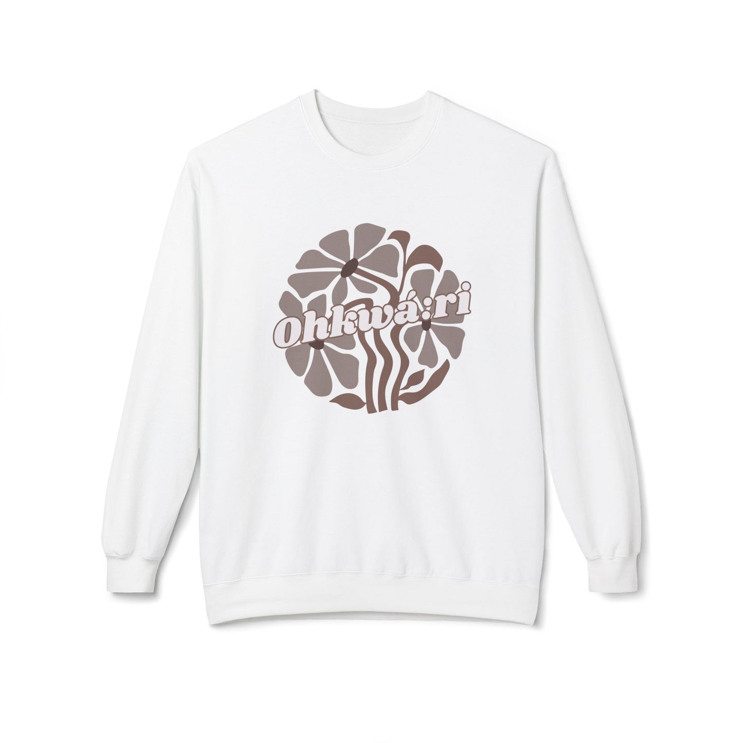 "Ohkwari/Bear" Clan Unisex Fleece Crewneck Sweatshirt