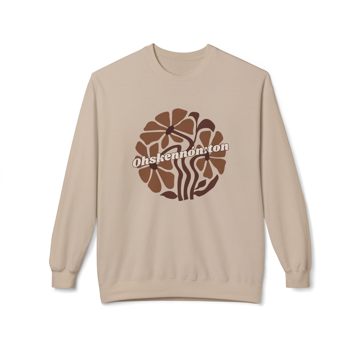 "Ohskennon:ton/Deer" Clan Unisex Fleece Crewneck Sweatshirt