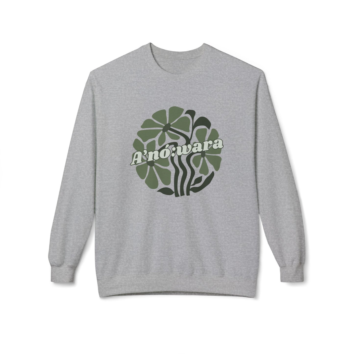 "A'no:wara/Turtle" Clan Unisex Fleece Crewneck Sweatshirt